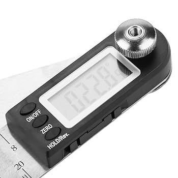 分度器 Amazon | 角度計、電子分度器ステンレス鋼クリア0.1精度大200MM